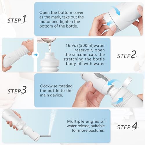Rechargeable Portable Bidet 550ml Bottle — photo 5
