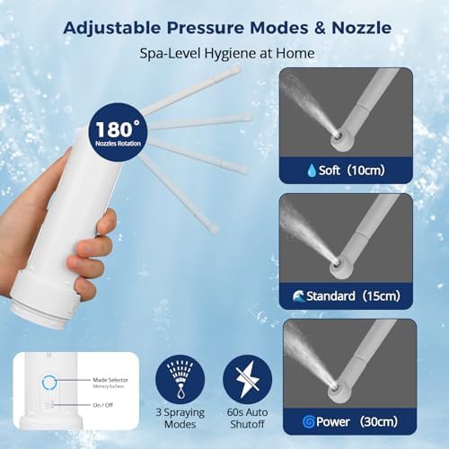 Waterproof rechargeable handheld bidet 320ml — photo 3