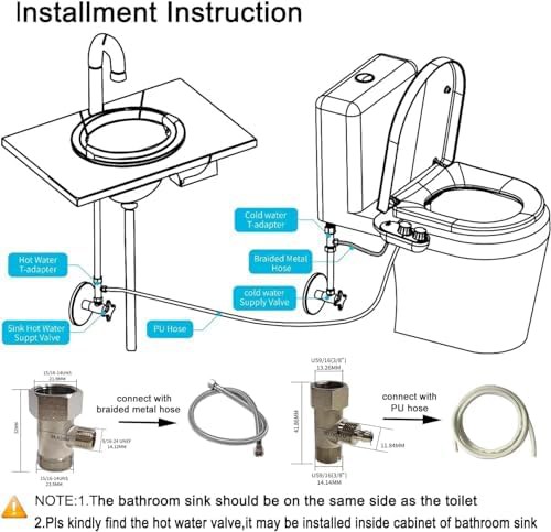 Ultra-slim hot and cold bidet attachment — photo 5