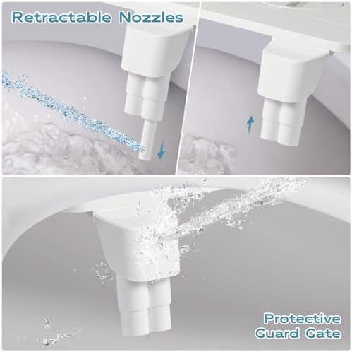 Warm water dual nozzle bidet attachment — photo 5