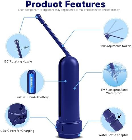 Rechargeable bidet with three pressure modes — photo 4