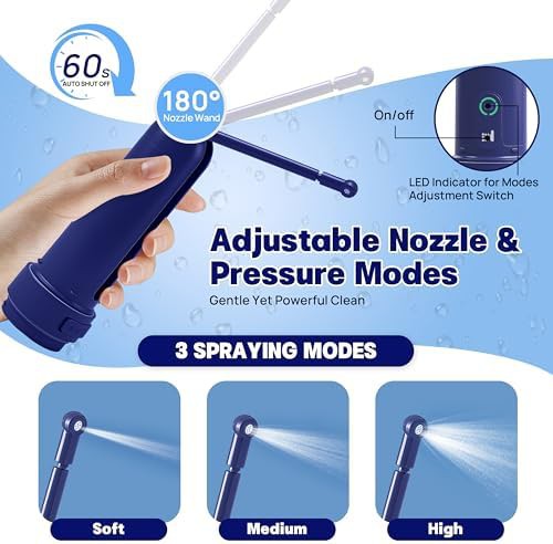 Rechargeable bidet with three pressure modes — photo 5
