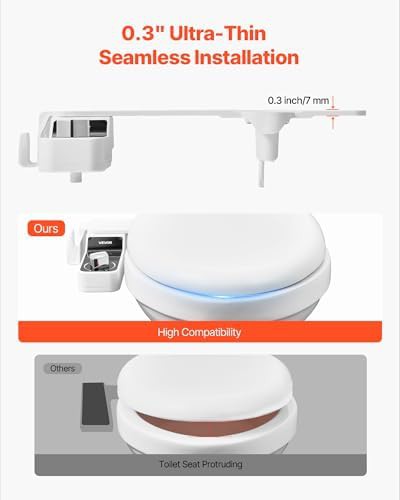 Hot and cold water ultra thin bidet attachment — photo 3