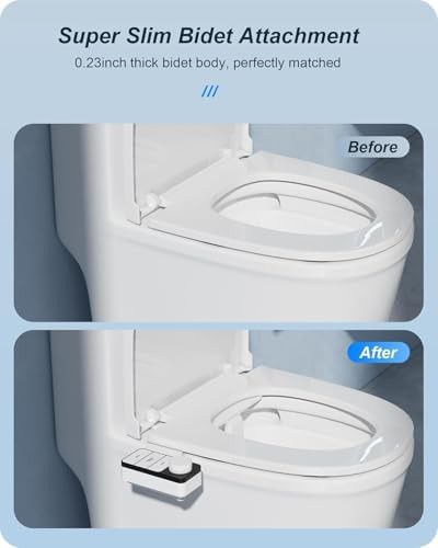 Ultra-slim dual nozzle non-electric bidet attachment — photo 5