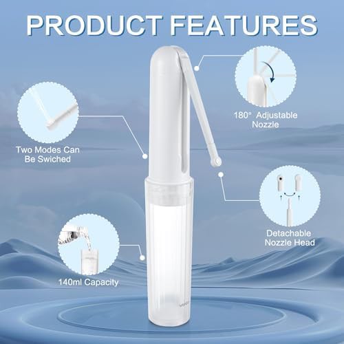 Handheld travel bidet with adjustable nozzle — photo 3