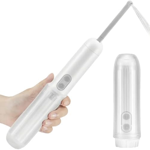 White collapsible electric peri bottle