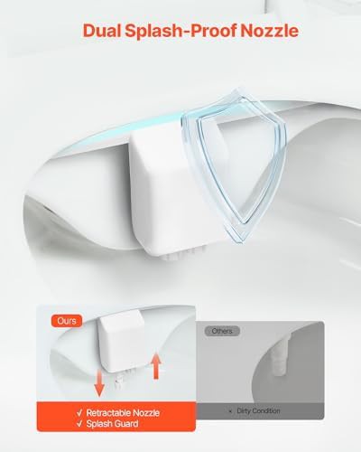 White non electric dual nozzle bidet attachment — photo 4