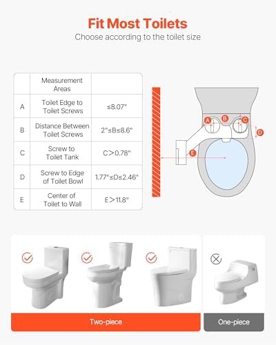 White non electric dual nozzle bidet attachment — photo 5