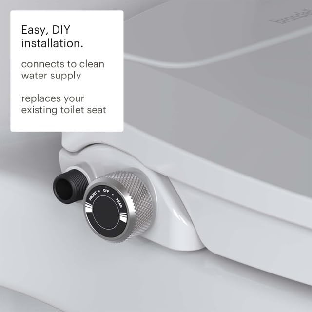 Round non electric self cleaning bidet seat — photo 3