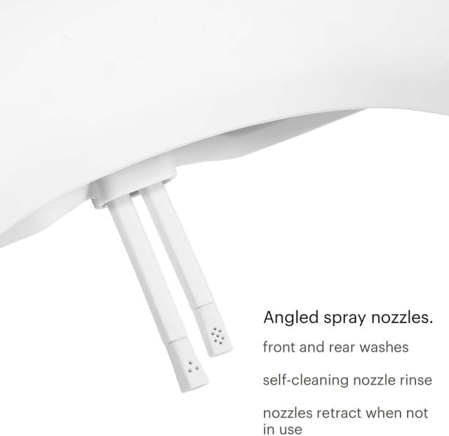 Round non electric self cleaning bidet seat — photo 4
