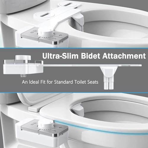 Self-cleaning slim bidet toilet attachment — photo 3
