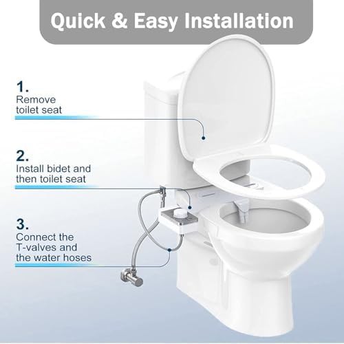 Self-cleaning slim bidet toilet attachment — photo 4