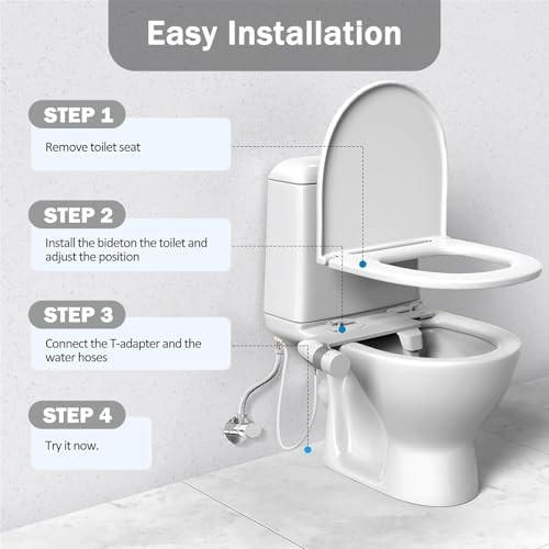 Ultra-slim non-electric bidet toilet attachment — photo 4