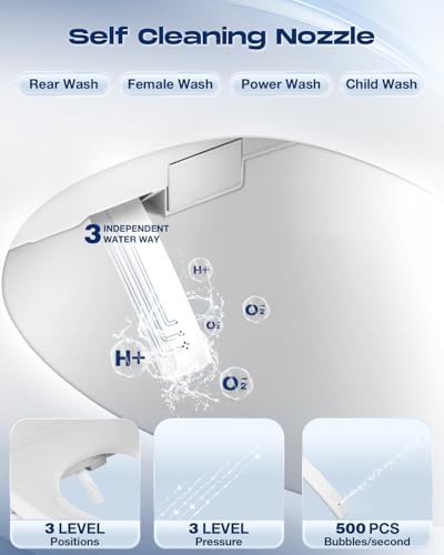 Electric bidet seat with automatic lid — photo 5
