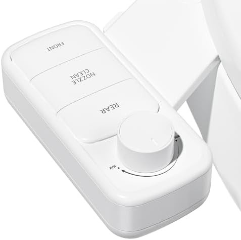 Ultra slim non electric bidet attachment