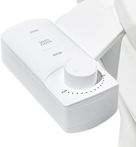 Self cleaning bidet with tactile controls