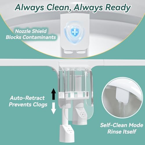 Self cleaning bidet with tactile controls — photo 4