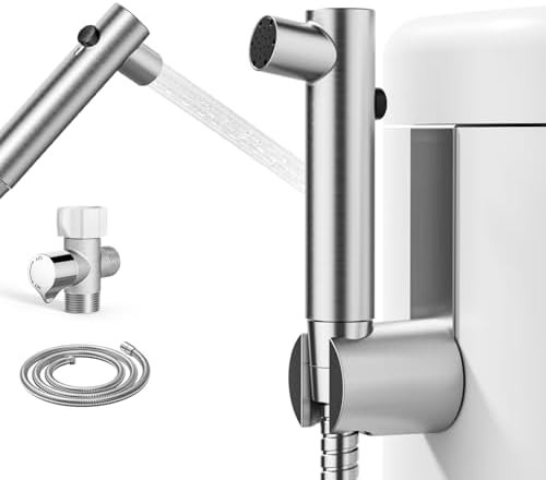 Stainless steel handheld toilet jet sprayer