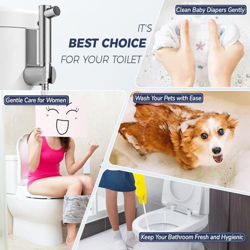 Stainless steel handheld toilet jet sprayer — photo 4