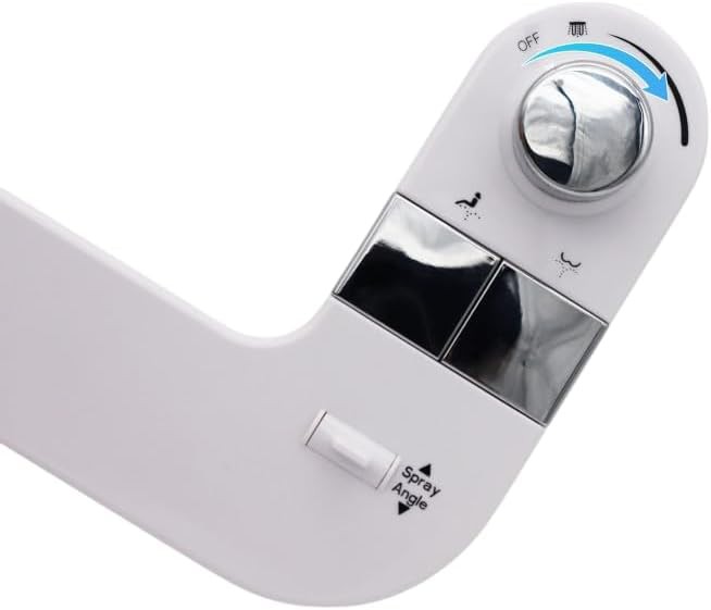 Cold water bidet attachment with dual nozzles — photo 4