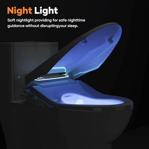 Elongated electric bidet with air dryer — photo 4