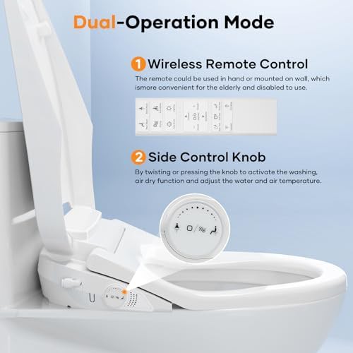Elongated electric bidet with air dryer — photo 5