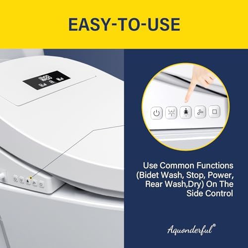 Elongated smart bidet seat with dryer — photo 4