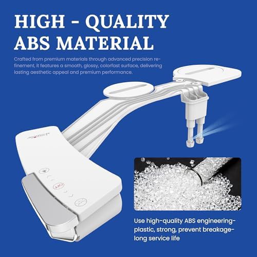 Silver stainless steel dual nozzle bidet — photo 3