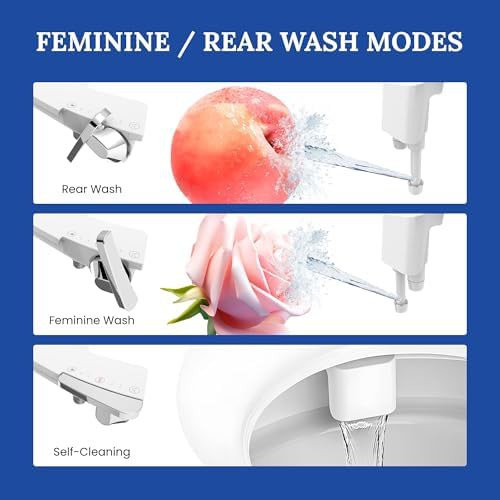 Silver stainless steel dual nozzle bidet — photo 4