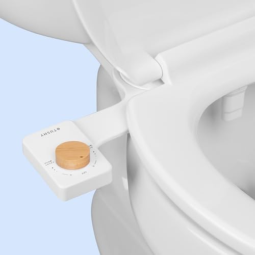 Fresh dual nozzle cool water bidet with bamboo knob