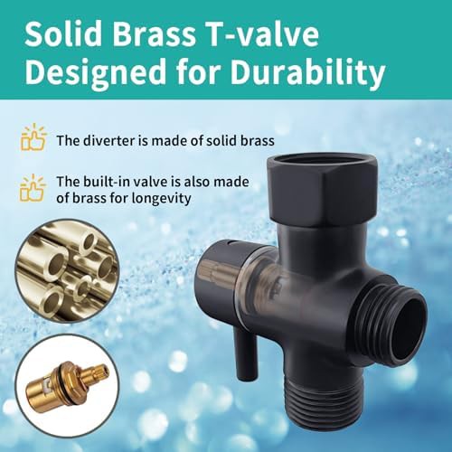 Ergonomic matte black bidet sprayer — photo 4
