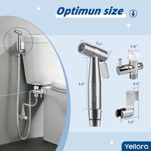 Handheld bidet sprayer with adjustable pressure set — photo 4