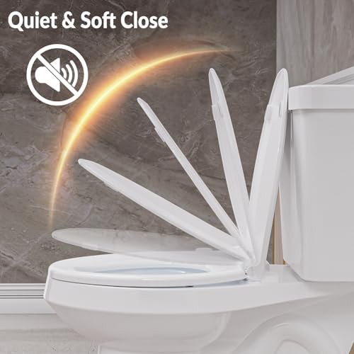 Elongated toilet bidet seat with dual nozzles — photo 5