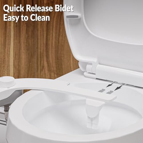 Non-electric round toilet bidet seat — photo 3