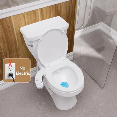 Non-electric round toilet bidet seat — photo 5