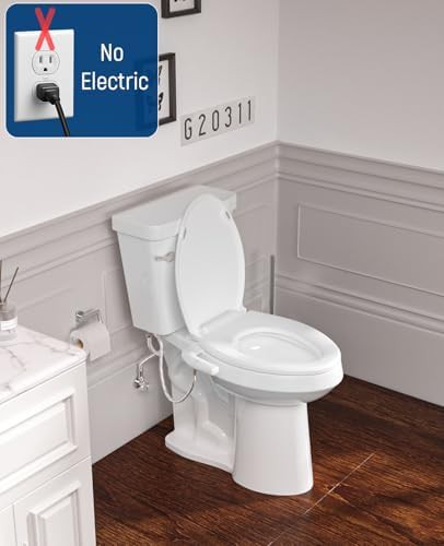 Elongated bidet toilet seat with soft close — photo 5