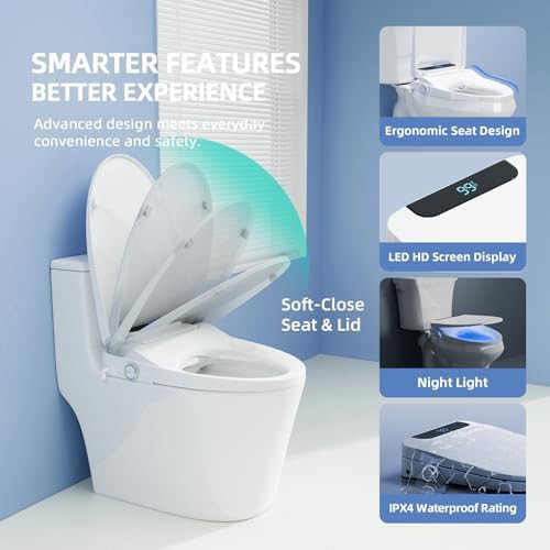 Elongated heated bidet seat with dryer — photo 4