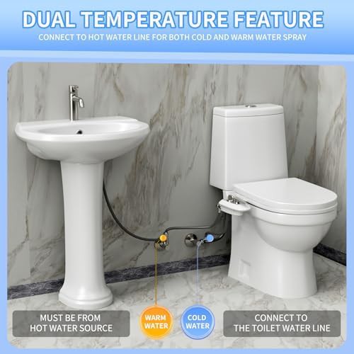 Dual nozzle bidet with LED light — photo 5