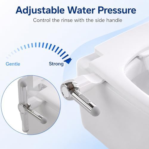 Ultra slim dual nozzle bidet attachment — photo 4