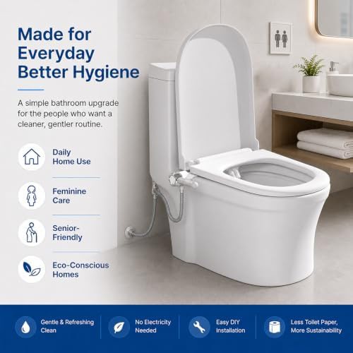Ultra slim dual nozzle bidet attachment — photo 5