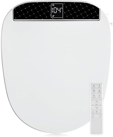 Combier round electric heated bidet LED
