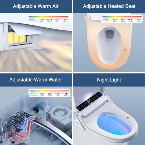 Combier round electric heated bidet LED — photo 4