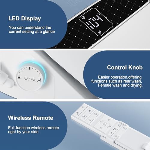 Combier round electric heated bidet LED — photo 5