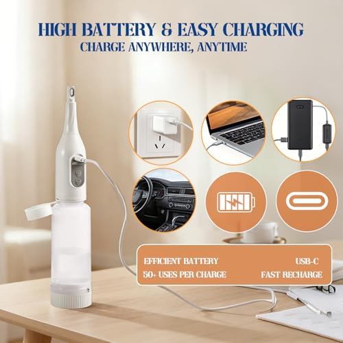 Rechargeable electric bidet with 205ml bottle — photo 4