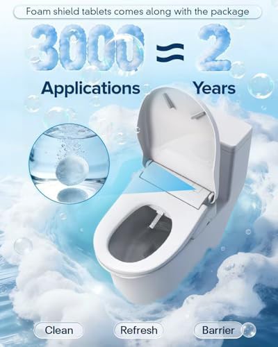 Warm water bidet with foam shield — photo 5