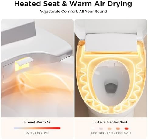 Elongated smart bidet seat with dryer — photo 3