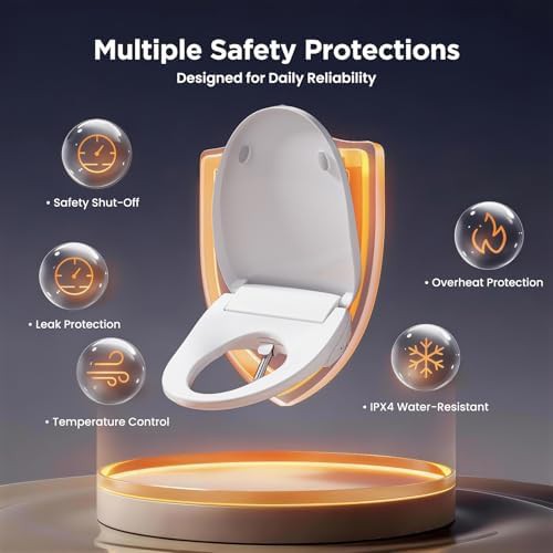 Elongated smart bidet seat with dryer — photo 5