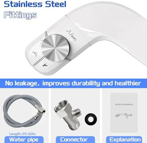 Ultra thin dual nozzle bidet attachment — photo 4