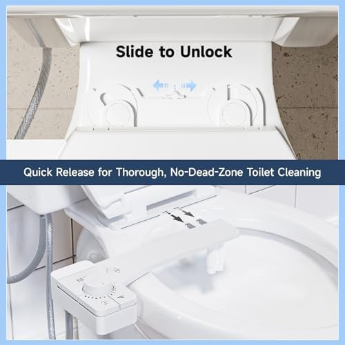 White non electric dual nozzle bidet attachment — photo 4