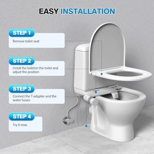 Basic ultra slim dual nozzle bidet attachment — photo 5